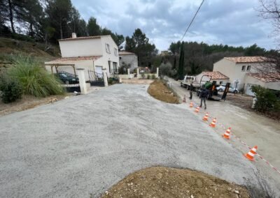 Aménagement de dalle béton